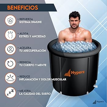 Amazon.co.jp: HYPERZ ポータブルアイスバス 冷水セラピー